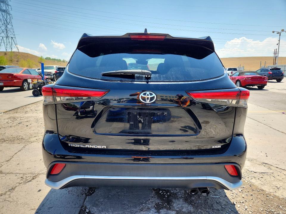 2023 Toyota Highlander VIN 5TDKDRAH9PS014671 COPART salvage auction — FRONT END, CO - PUBLIC - SALVAGE TITLE, sold $13,600 on 2026-08-24 (photo 6)