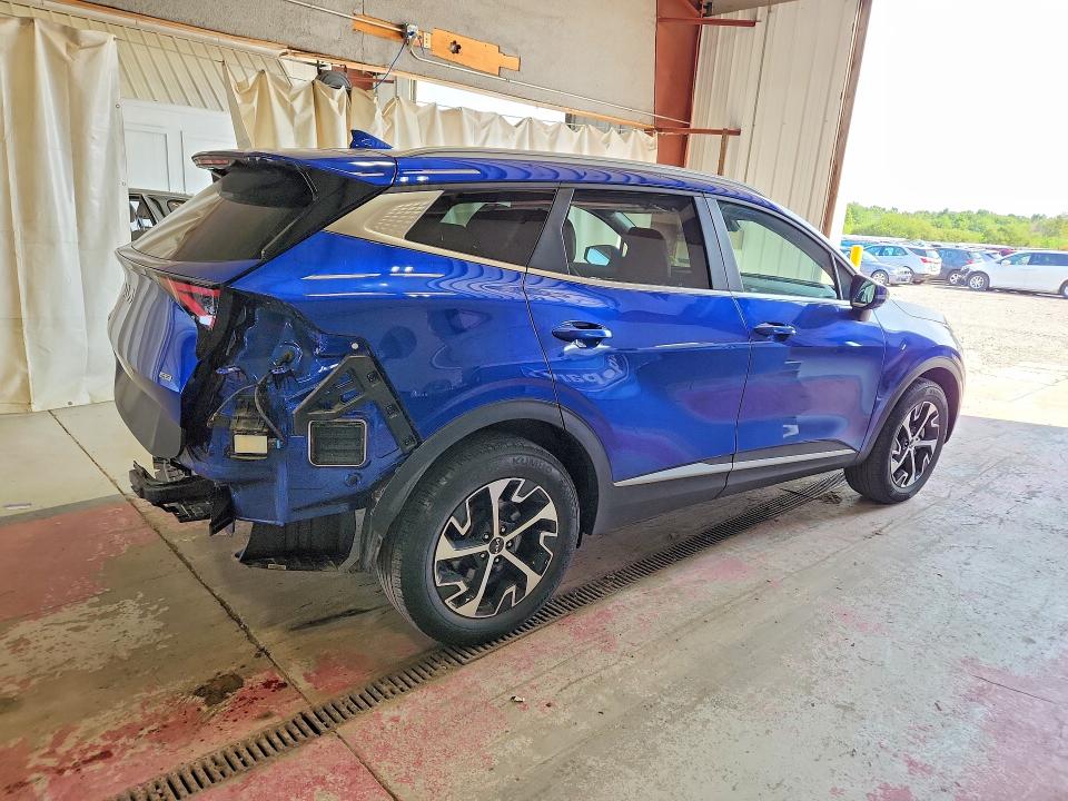 2023 Kia Sportage VIN 5XYK3CAF7PG013210 COPART salvage auction — REAR END, Ny - Mv-907A Salvage Certificate, sold $7,400 on 2026-07-20 (photo 3)