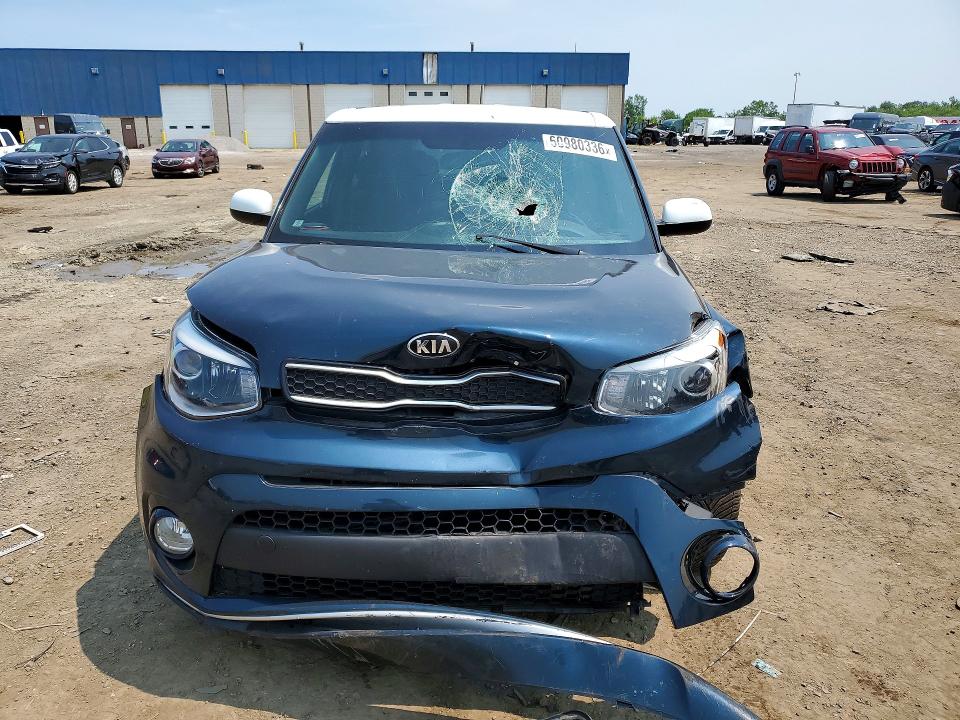 2018 Kia Soul VIN KNDJP3A55J7585436 COPART salvage auction — FRONT END, Mi - Certificate Of Title, sold $675 on 2026-07-24 (photo 5)