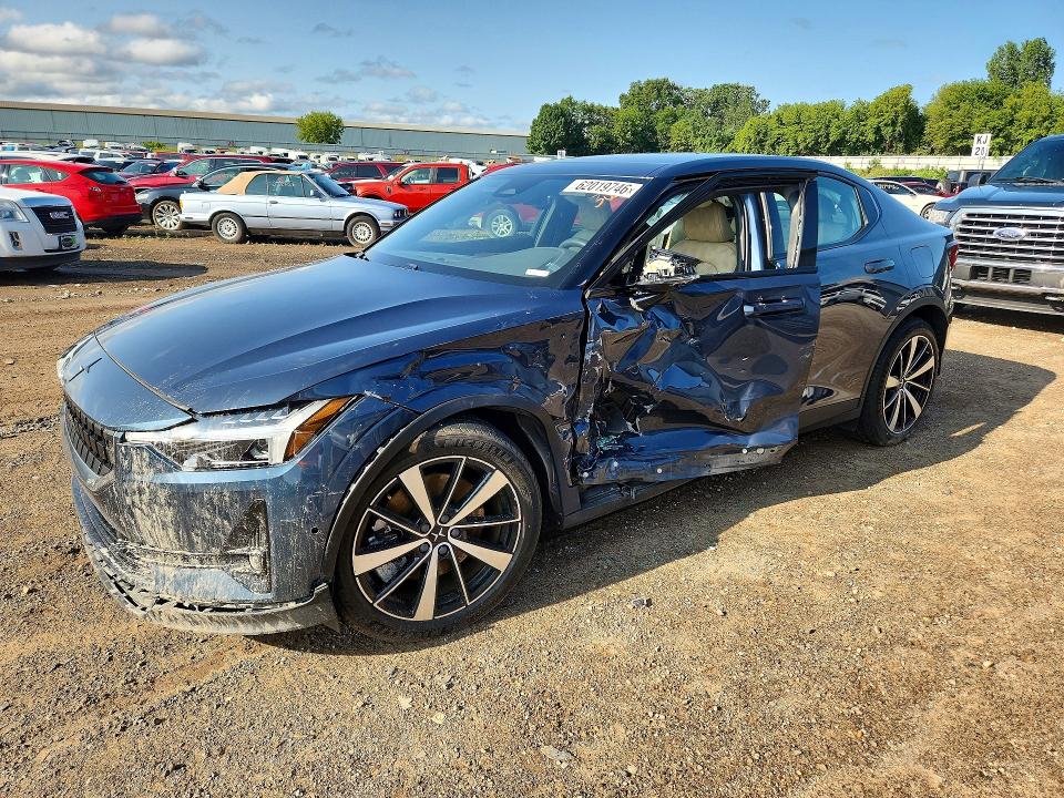 2022 Polestar 2 VIN LPSED3KA7NL072751 COPART salvage auction — SIDE, MI - CERT OF TITLE-SALVAGE VEHICLE, sold $8,700 on 2026-09-16 (photo 1)
