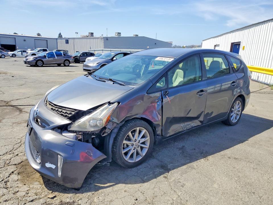 2012 Toyota Prius VIN JTDZN3EU8C3128432 COPART salvage auction — FRONT END, Salvage Title, sold $2,800 on 2026-07-17 (photo 1)