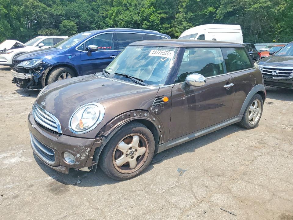 2011 Mini Cooper VIN WMWSU3C56BT092882 COPART salvage auction — FRONT END, Ga - Certificate Of Title, sold $250 on 2026-07-31 (photo 1)