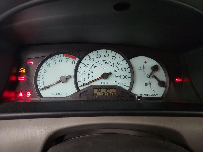 2004 Toyota Corolla VIN JTDBR32E042031655 COPART salvage auction — MECHANICAL, IL - CERTIFICATE OF TITLE, sold $325 on 2026-07-27 (photo 9)