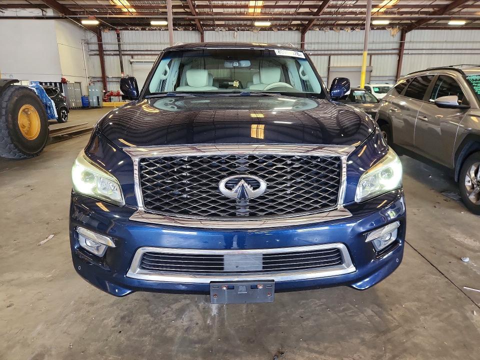 2015 Infiniti Qx80 VIN JN8AZ2NFXF9574150 COPART salvage auction — FRONT END, Fl - Cert Of Title Slvg Rebuildable, sold $6,500 on 2026-07-27 (photo 5)