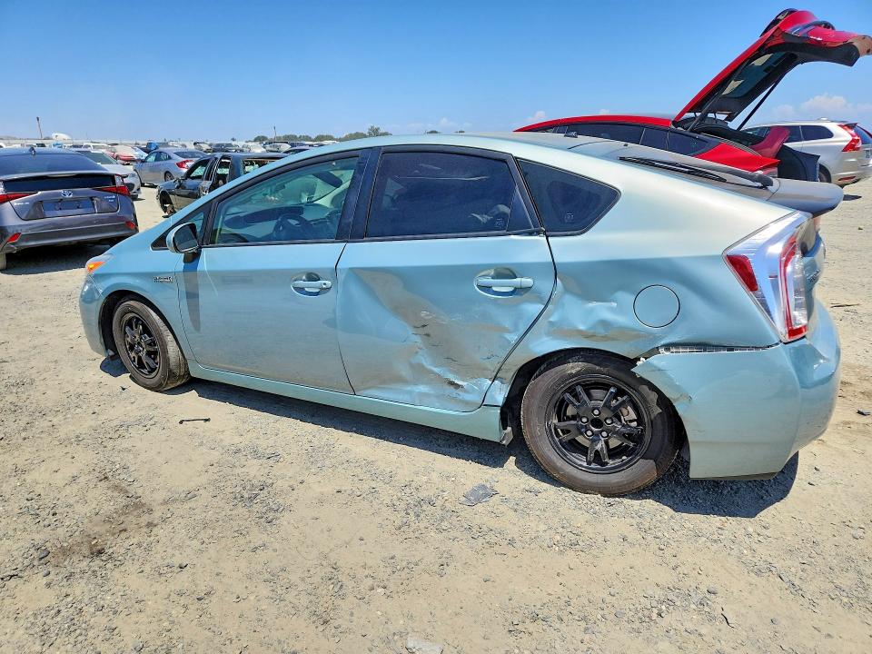 2015 Toyota Prius VIN JTDKN3DU6F1904348 COPART salvage auction — REAR END, Ca - Salvage Certificate, sold $475 on 2026-07-28 (photo 2)