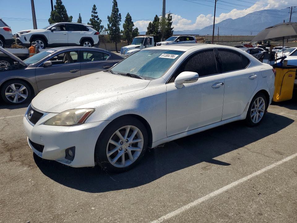 2011 Lexus Is 250 VIN JTHBF5C20B5144279 COPART salvage auction — NORMAL WEAR, Ca - Dis/Dlr/Exp Only Clean Title, sold $1,100 on 2026-07-23 (photo 1)