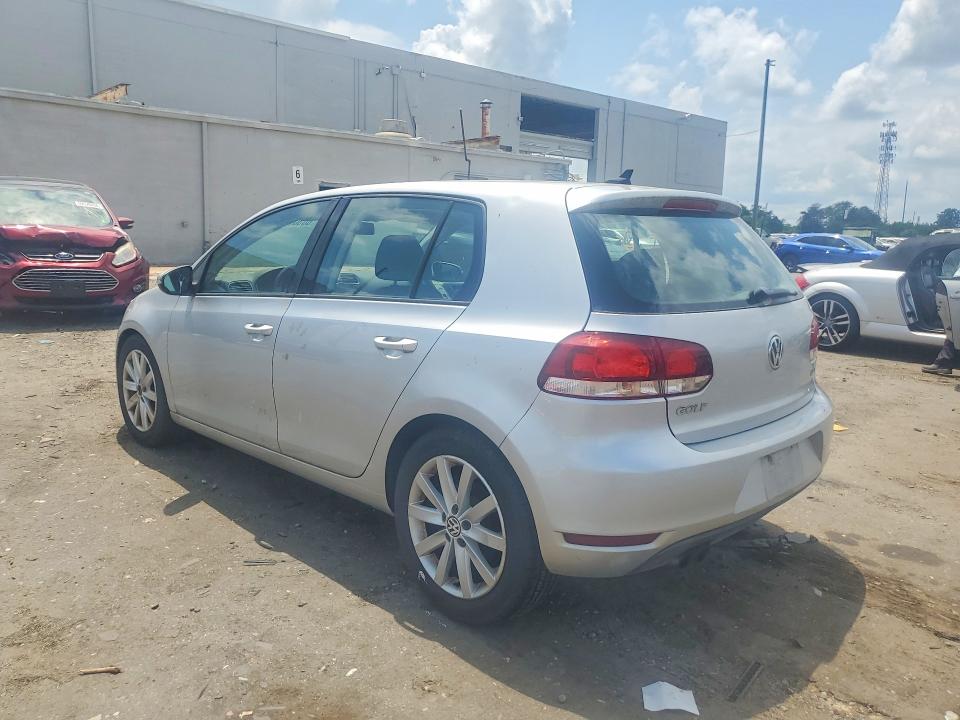 2012 Volkswagen Golf VIN WVWNM7AJ8CW301062 COPART salvage auction — UNDERCARRIAGE, Va - Certificate Of Title, sold $775 on 2026-07-15 (photo 2)