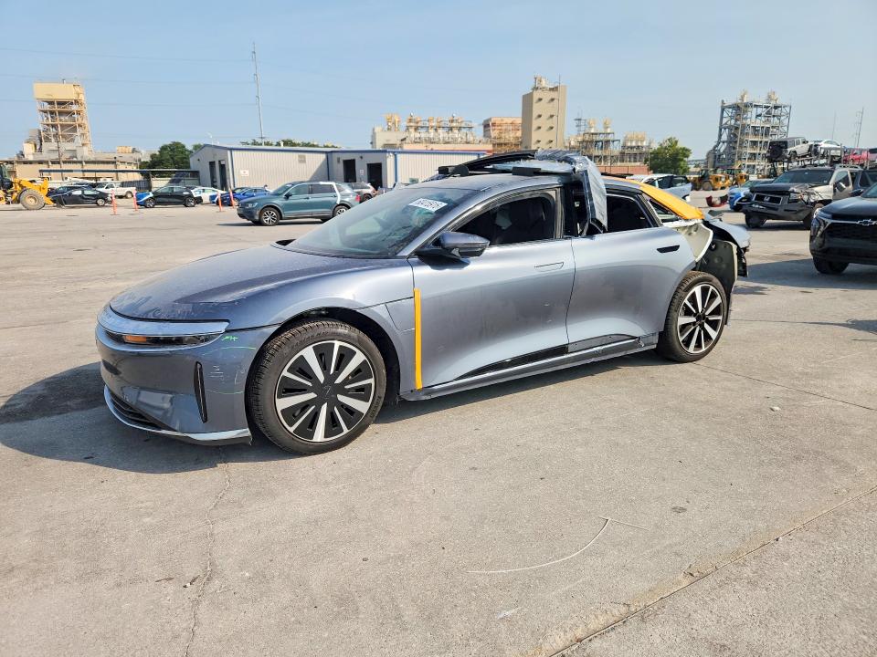 2025 Lucid Air VIN 50EA1PGA5SA005342 — COPART salvage auction photo