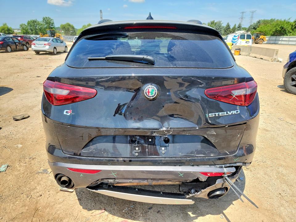 2023 Alfa romeo Stelvio VIN ZASPAKBNXP7D54214 COPART salvage auction — FRONT END, Il - Salvage Certificate, sold $14,300 on 2026-08-11 (photo 6)