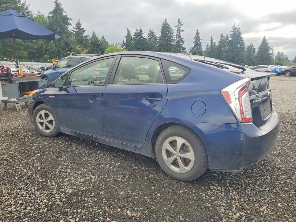 2013 Toyota Prius VIN JTDKN3DU5D1621758 COPART salvage auction — MECHANICAL, Wa - Vehicle Cert Of Ownership-Titl, sold $1,400 on 2026-07-31 (photo 2)