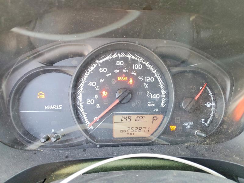 2015 Toyota Yaris VIN VNKJTUD38FA049948 COPART salvage auction — FRONT END, Salvage Title, sold $200 on 2026-07-22 (photo 9)