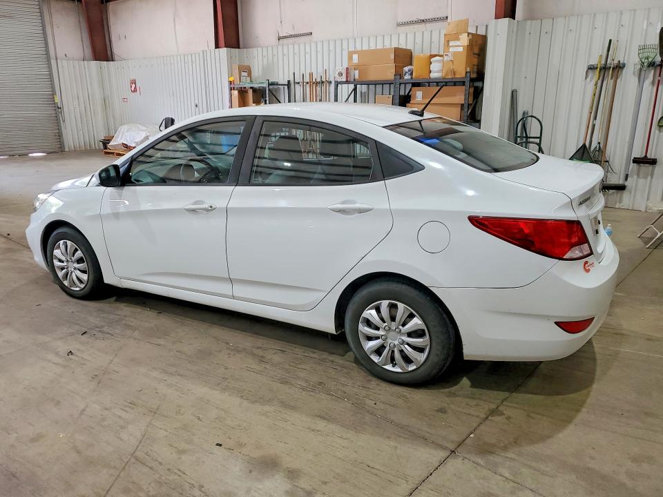 2017 Hyundai Accent VIN KMHCT4AE8HU305929 COPART salvage auction — FRONT END, Tx - Salvage Vehicle Title, sold $1,650 on 2026-07-27 (photo 2)