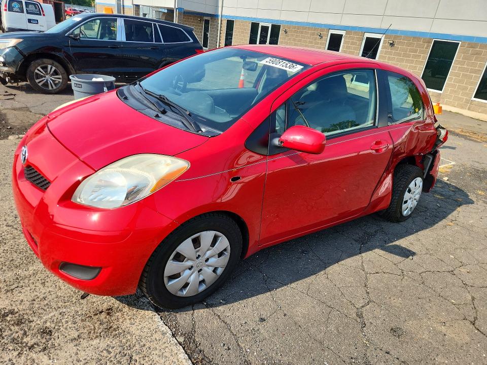 2010 Toyota Yaris VIN JTDJT4K33A5324204 COPART salvage auction — SIDE, CT - CERT OF TITLE-SALVAGE, sold $525 on 2026-07-24 (photo 1)