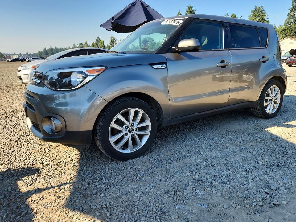 2019 Kia Soul VIN KNDJP3A53K7651001 COPART salvage auction — FRONT END, WA - BILL OF SALE, sold $125 on 2026-07-24 (photo 1)