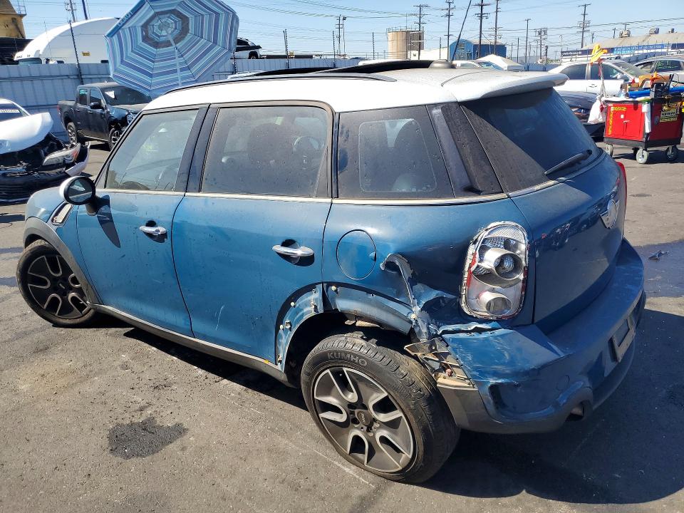 2011 Mini Cooper VIN WMWZC3C51BWH97849 COPART salvage auction — FRONT END, CA - SALVAGE CERTIFICATE, sold $300 on 2026-08-12 (photo 2)