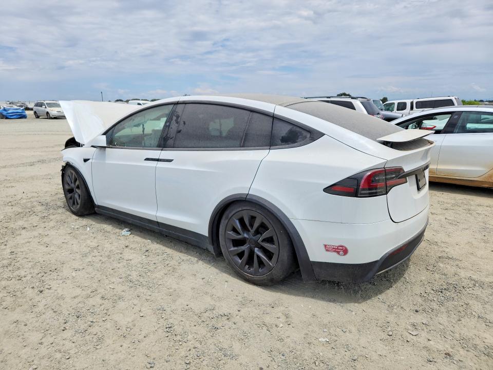2024 Tesla Model x VIN 7SAXCBE58RF440202 COPART salvage auction — FRONT END, CA - SALVAGE CERTIFICATE, sold $15,800 on 2026-07-23 (photo 2)