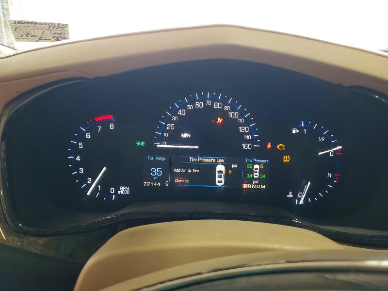 2014 Cadillac Cts VIN 1G6AX5SX6E0191988 COPART salvage auction — FRONT END, Pa - Certificate Of Salvage, sold $1,350 on 2026-08-27 (photo 9)