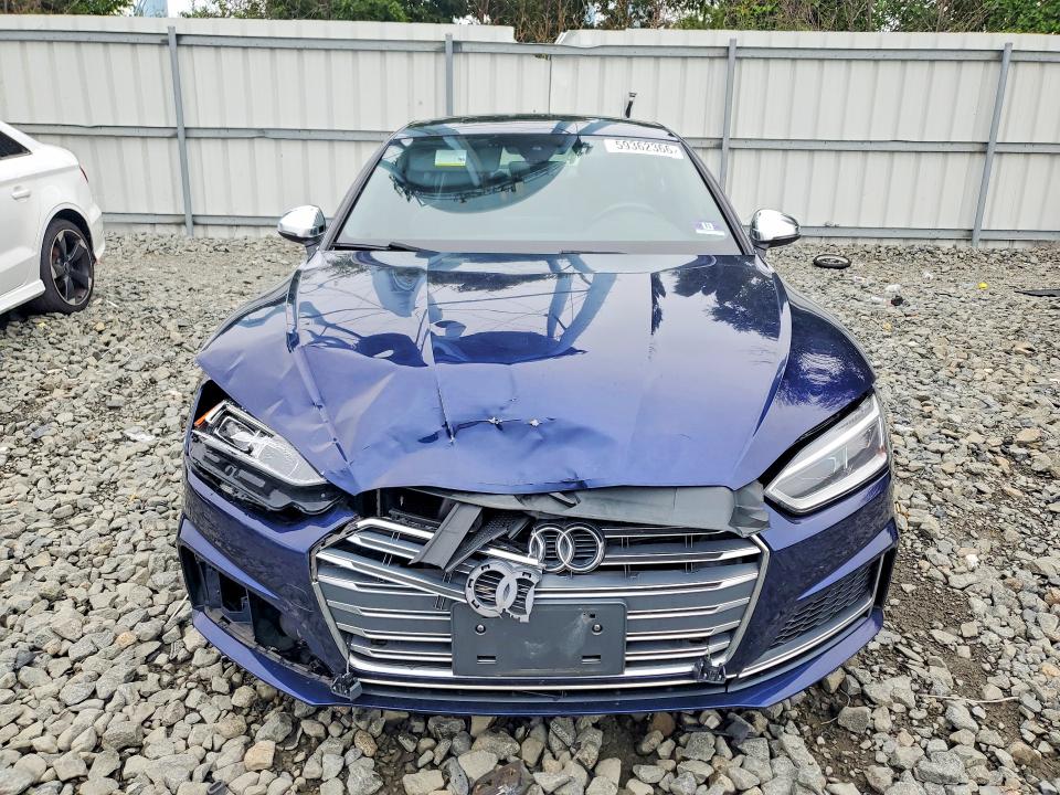 2019 Audi Rs5 VIN WAUB4CF54KA078146 COPART salvage auction — FRONT END, NJ - CERT OF TITLE-SALVAGE, sold $300 on 2026-07-29 (photo 5)