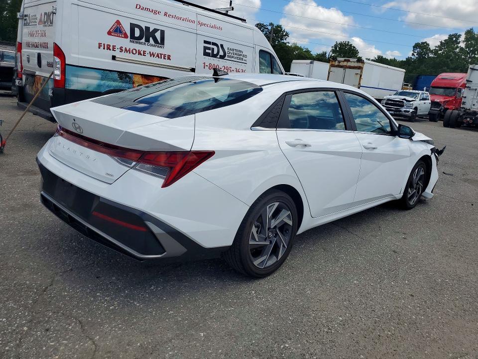 2025 Hyundai Elantra VIN KMHLN4DJ2SU166259 COPART salvage auction — FRONT END, FL - CERT OF TITLE SLVG REBUILDABLE (P), sold $6,500 on 2026-07-13 (photo 3)