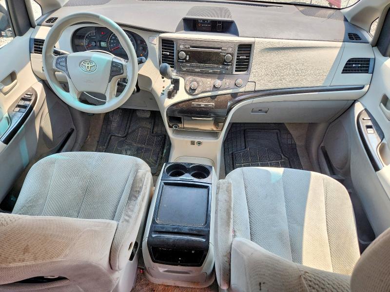 2011 Toyota Sienna VIN 5TDKK3DC9BS031644 COPART salvage auction — FRONT END, Oh - Certificate Of Title, sold $1,300 on 2026-07-24 (photo 8)