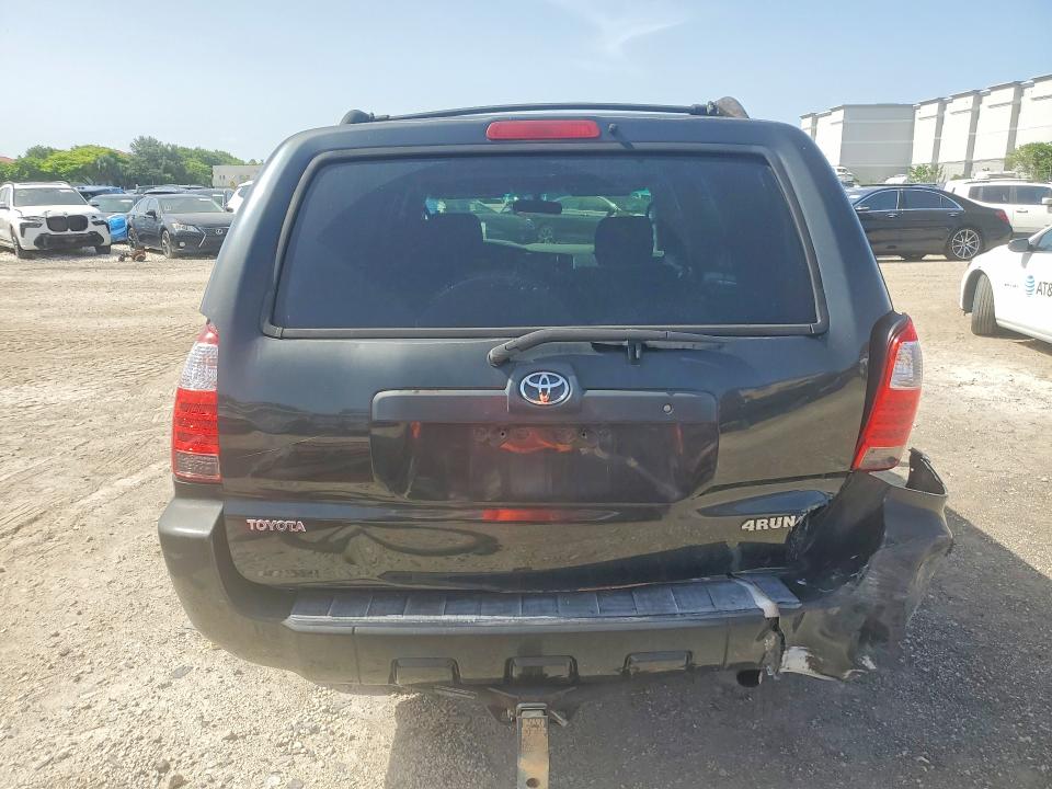 2007 Toyota 4runner VIN JTEZU14R070094770 COPART salvage auction — REAR END, FL - CERTIFICATE OF TITLE, sold $3,600 on 2026-07-17 (photo 6)