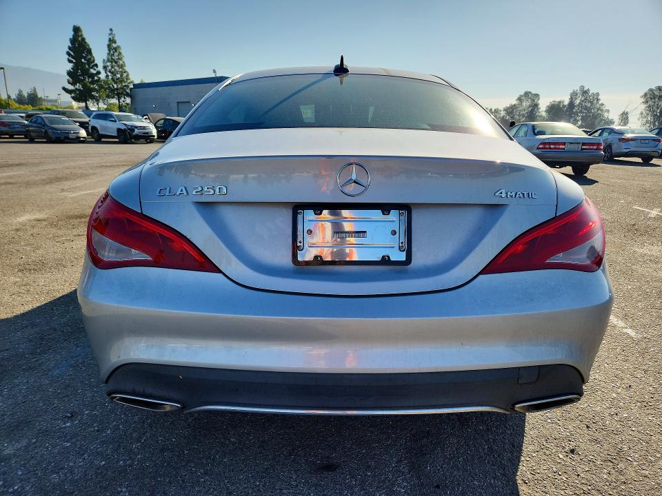 2017 Mercedes-benz Cla-klasse VIN WDDSJ4GB7HN498920 COPART salvage auction — FRONT END, Ca - Salvage Certificate, sold $1,300 on 2026-07-23 (photo 6)