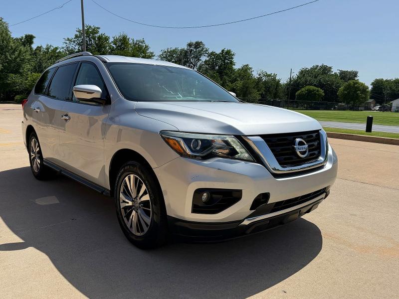 2018 Nissan Pathfinder VIN 5N1DR2MN8JC624231 COPART salvage auction — MINOR DENT/SCRATCHES, OK - CERTIFICATE OF TITLE (P), sold $2,150 on 2026-07-30 (photo 1)