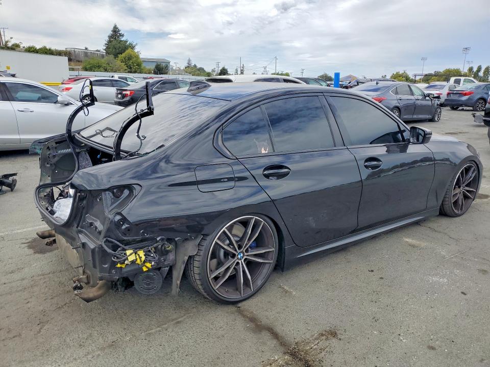 2020 BMW M340i VIN 3MW5U7J01L8B44598 COPART salvage auction — REAR END, Ca - Salvage Certificate, sold $21,700 on 2026-07-31 (photo 3)