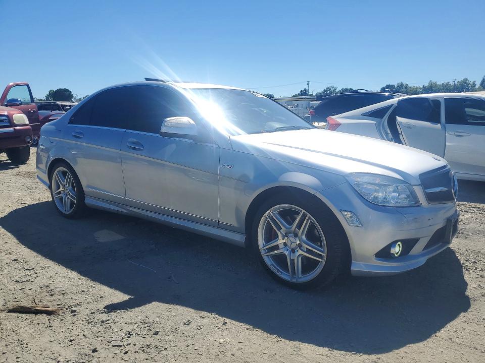 2008 Mercedes-benz C class VIN WDDGF56X38F033376 COPART salvage auction — MINOR DENT/SCRATCHES, Ca - Dis/Dlr/Exp Clean W/Salv Hist (P), sold $900 on 2026-08-13 (photo 4)
