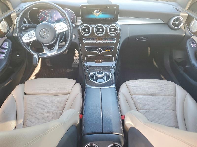 2020 Mercedes-benz C class VIN 55SWF8DB6LU327252 COPART salvage auction — REAR END, CA - SALVAGE CERTIFICATE, sold $11,400 on 2026-09-03 (photo 8)