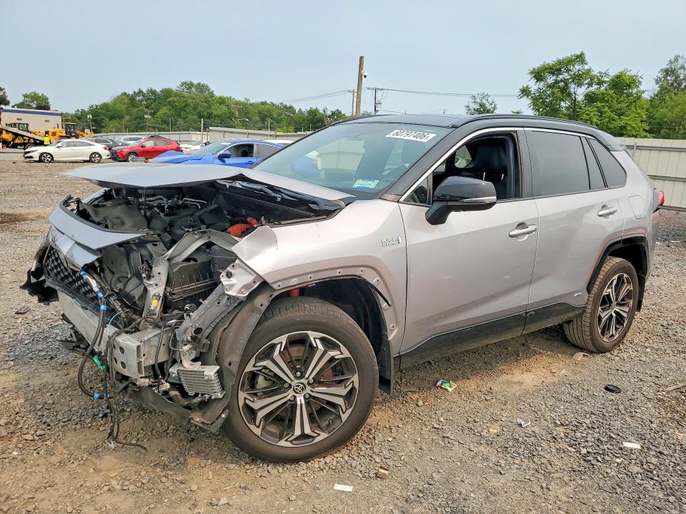 2021 Toyota Rav 4 VIN JTMFB3FV5MD052554 COPART salvage auction — FRONT END, Nj - Cert Of Title-Salvage, sold $3,950 on 2026-07-31 (photo 1)