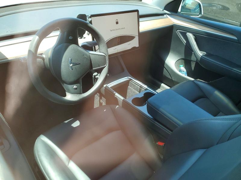 2024 Tesla Model y VIN 7SAYGAEE5RF042917 COPART salvage auction — FRONT END, Ca - Salvage Certificate, sold $13,800 on 2026-07-30 (photo 8)