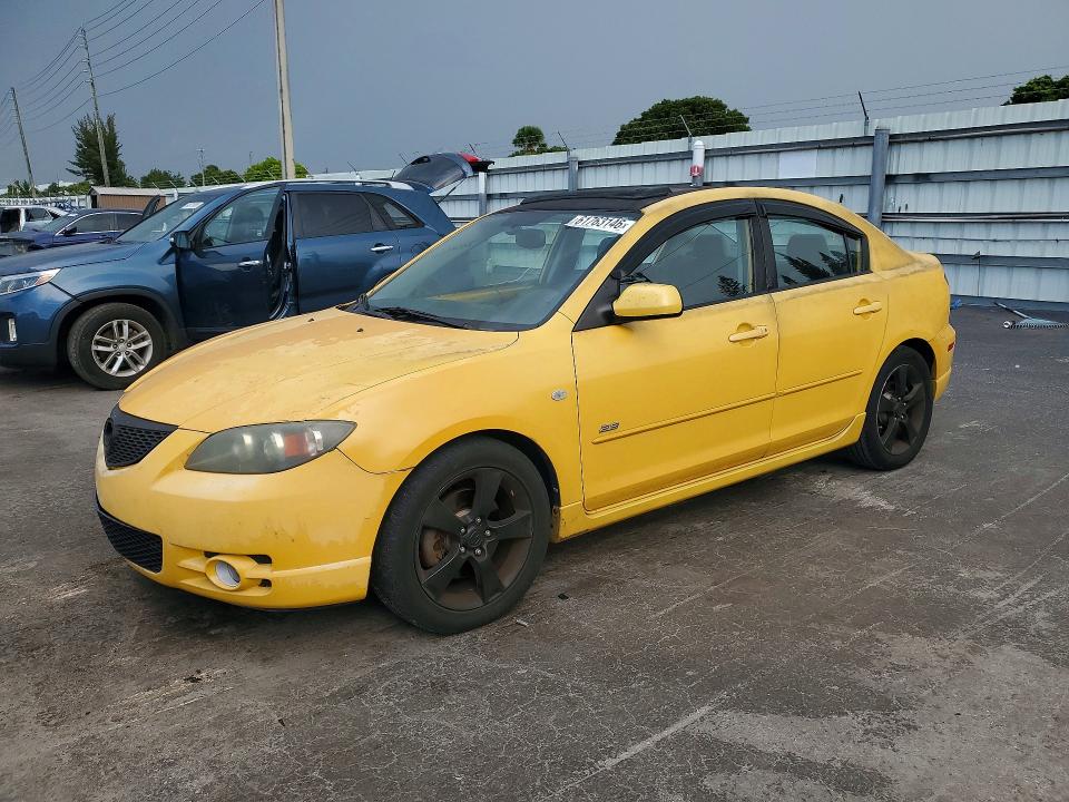 2004 Mazda 3 VIN JM1BK323141197028 COPART salvage auction — SIDE, Fl - Cert Of Title Slvg Rebuildable, sold $15 on 2026-07-29 (photo 1)