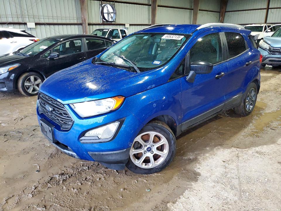 2018 Ford Ecosport VIN MAJ3P1RE1JC186019 COPART salvage auction — SIDE, TX - SALVAGE VEHICLE TITLE (P), sold $800 on 2026-07-16 (photo 1)