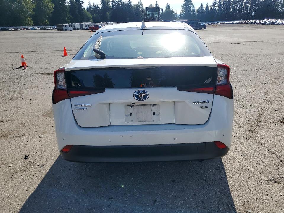 2020 Toyota Prius VIN JTDL9RFU1L3021587 COPART salvage auction — FRONT END, WA - BILL OF SALE, sold $2,900 on 2026-07-27 (photo 6)