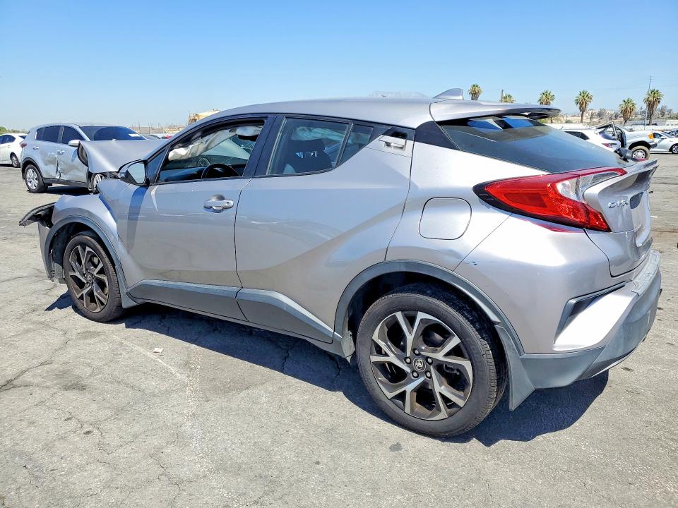 2018 Toyota C-hr VIN NMTKHMBX8JR021596 COPART salvage auction — FRONT END, Ca - Salvage Certificate, sold $1,900 on 2026-07-27 (photo 2)