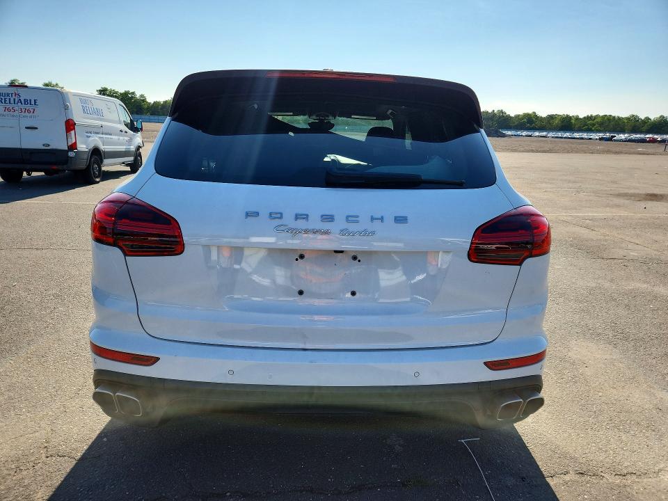2015 Porsche Cayenne VIN WP1AC2A28FLA81147 COPART salvage auction — FRONT END, Ny - Mv-907A Salvage Certificate, sold $3,850 on 2026-07-15 (photo 6)