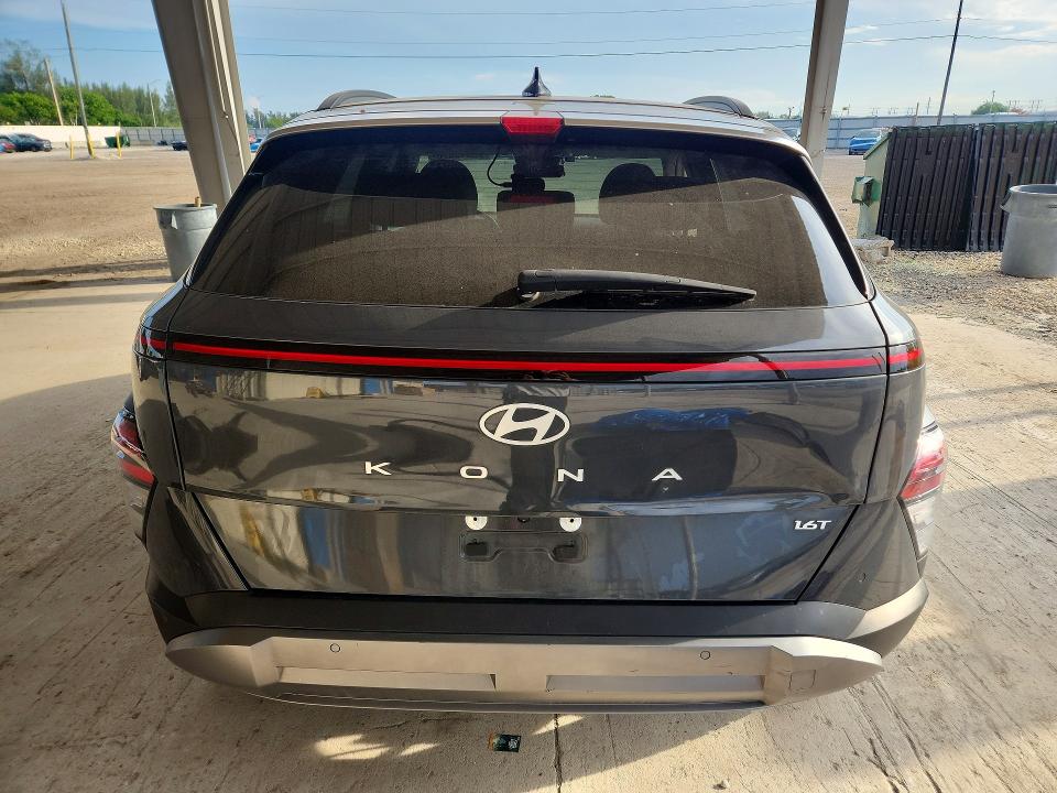 2024 Hyundai Kona VIN KM8HE3A34RU122604 COPART salvage auction — FRONT END, Fl - Cert Of Title Slvg Rebuildable, sold $7,200 on 2026-08-19 (photo 6)