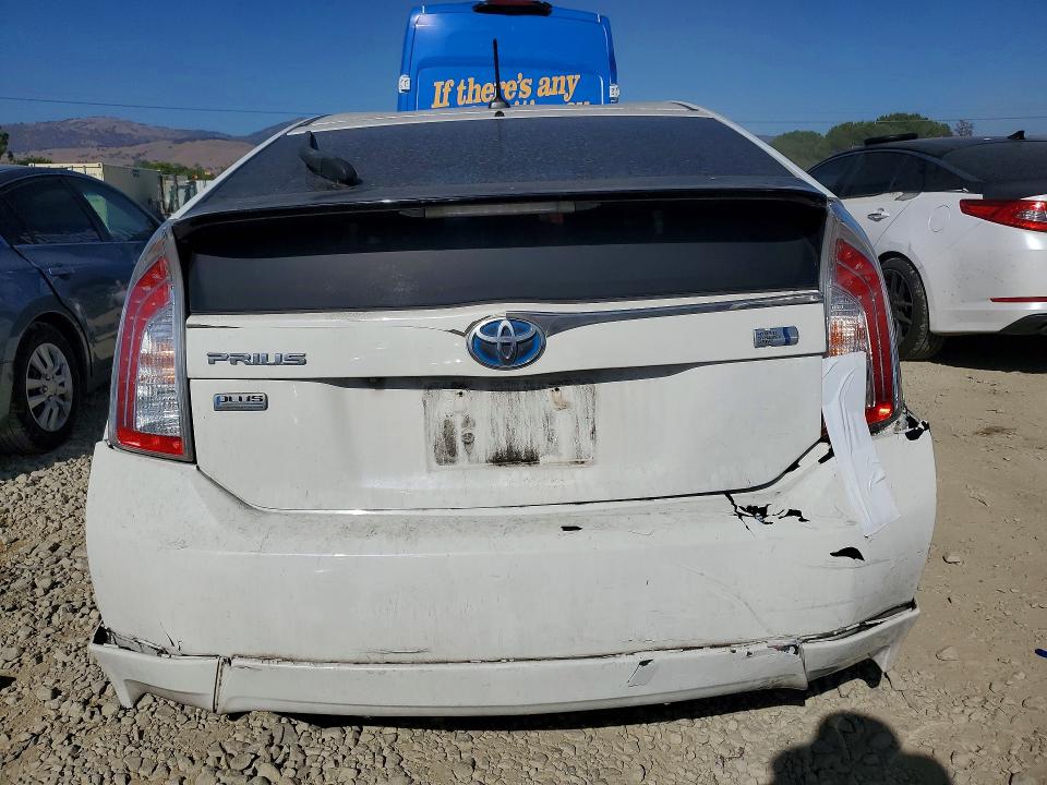 2015 Toyota Prius VIN JTDKN3DU8F0408179 COPART salvage auction — REAR END, Ca - Salvage Certificate, sold $1,100 on 2026-07-28 (photo 6)