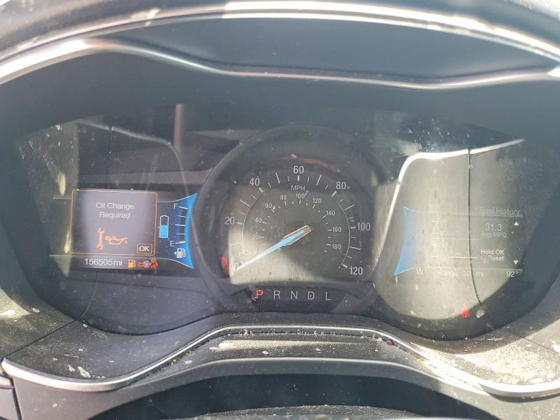 2018 Ford Fusion VIN 3FA6P0UU6JR122405 COPART salvage auction — FRONT END, Oh - Certificate Of Title, sold $775 on 2026-09-16 (photo 9)