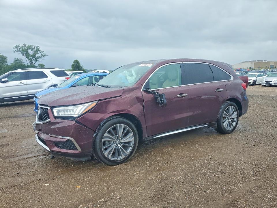 2017 Acura Mdx VIN 5FRYD4H53HB006076 — COPART salvage auction photo
