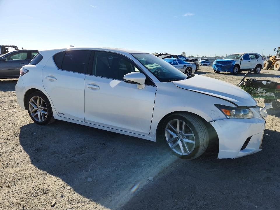 2014 Lexus Ct VIN JTHKD5BH6E2208777 COPART salvage auction — FRONT END, Ca - Salvage Certificate, sold $2,100 on 2026-07-30 (photo 4)