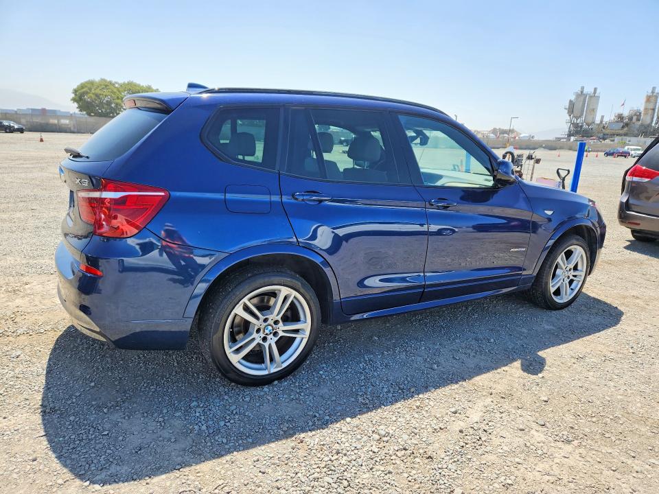 2014 BMW X3 VIN 5UXWX9C56E0D31224 COPART salvage auction — MINOR DENT/SCRATCHES, Ri - Salvage Certificate Of Title, sold $1,550 on 2026-07-17 (photo 3)