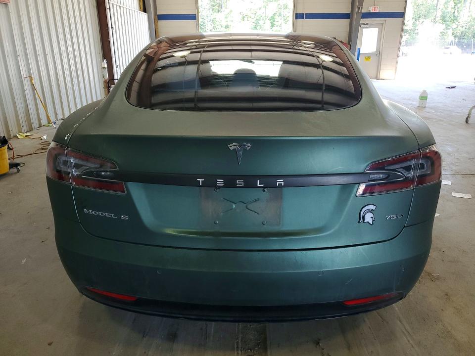 2018 Tesla Model s VIN 5YJSA1E29JF243816 COPART salvage auction — FRONT END, VA - CERT OF TITLE - SALVAGE, sold $225 on 2026-07-31 (photo 6)