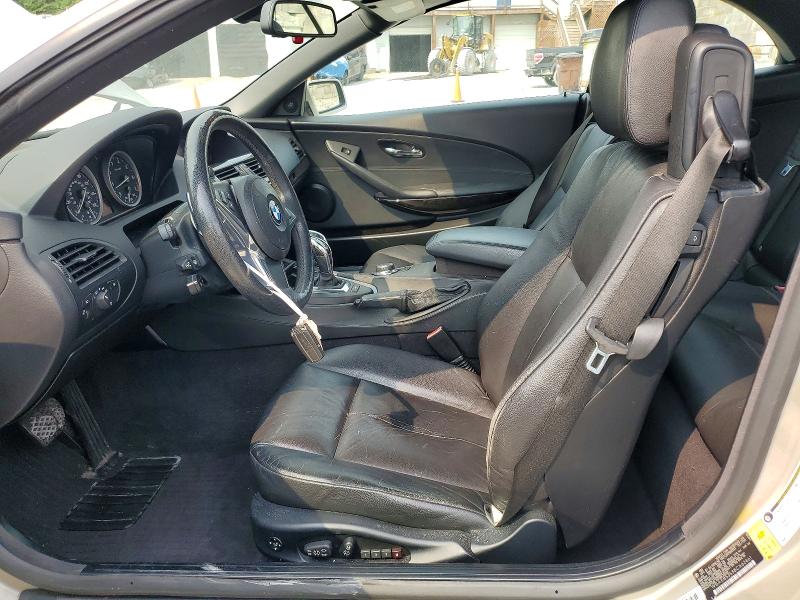 2008 BMW 6 series VIN WBAEB53538CX62461 COPART salvage auction — FRONT END, Ky - Cert Of Title-Salvage, sold $550 on 2026-07-31 (photo 7)
