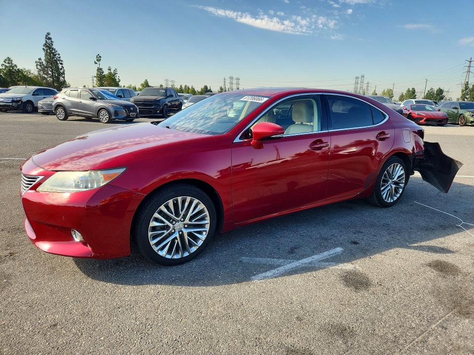 2013 Lexus ES VIN JTHBK1GG6D2012982 COPART salvage auction — REAR END, Ca - Salvage Certificate, sold $3,500 on 2026-08-02 (photo 1)