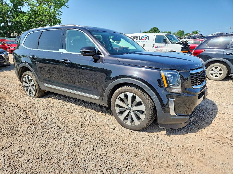 2022 Kia Telluride VIN 5XYP6DHCXNG216944 COPART salvage auction — FRONT END, NY - MV-907A SALVAGE CERTIFICATE, sold $5,400 on 2026-07-20 (photo 4)