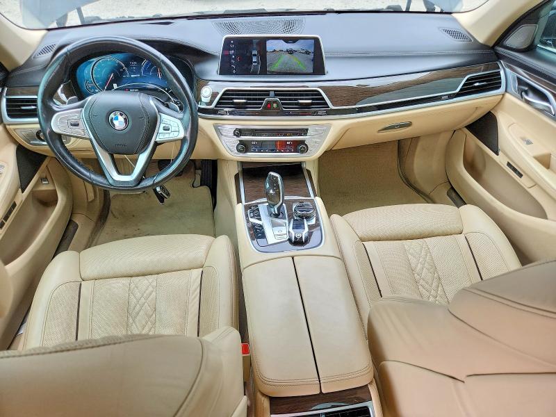 2018 BMW 7er VIN WBA7J2C52JG938408 COPART salvage auction — HAIL, Co - Certificate Of Title, sold $12,000 on 2026-08-13 (photo 8)