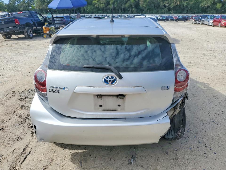 2013 Toyota Prius c VIN JTDKDTB3XD1545029 COPART salvage auction — FRONT END, FL - CERT OF TITLE SLVG REBUILDABLE, sold $375 on 2026-07-28 (photo 6)