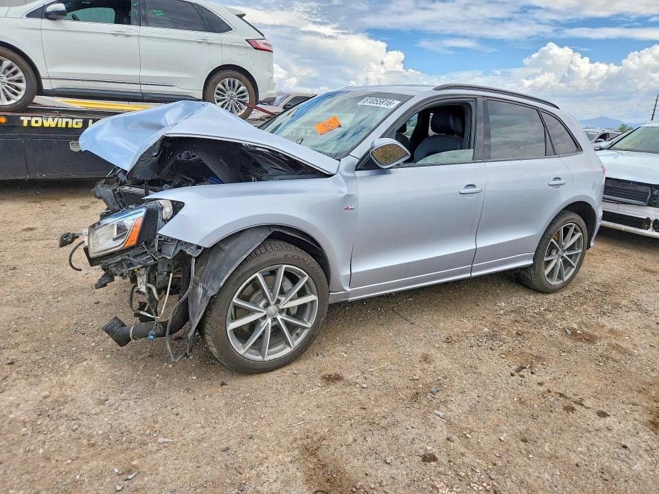2016 Audi Q5 VIN WA1DVAFPXGA033227 COPART salvage auction — FRONT END, AZ - CERT OF TITLE - SALVAGE, sold $325 on 2026-07-24 (photo 1)